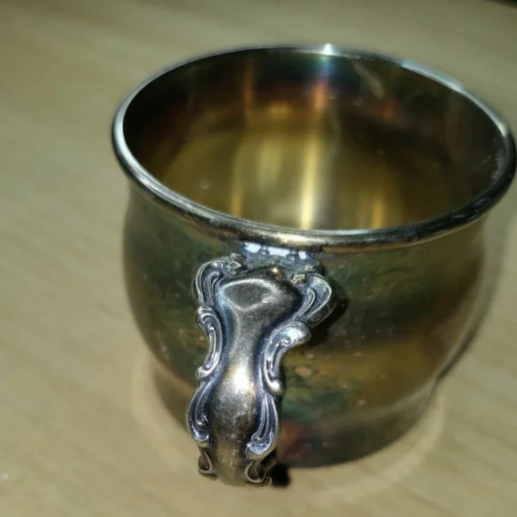 Silver plated baby cup - Picture 3 of 7